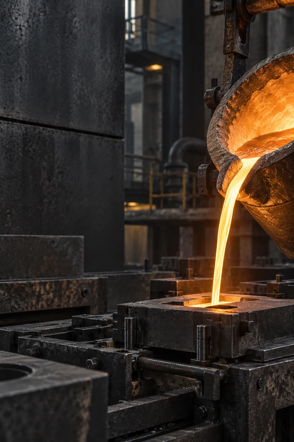 Metallverarbeitung in einer Gießerei
